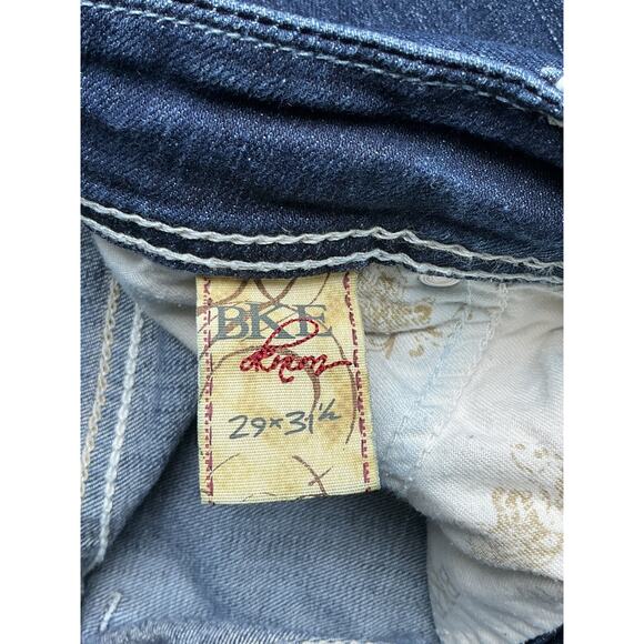 Buckle BKE Jeans Womens Size 29x31.5 Kate Straight Low Rise Medium Wash Denim - Picture 10 of 11